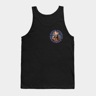 Hippie Queen Of Everything Queenager Boho Flower Child Tank Top